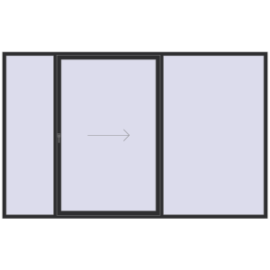 ușă de terasă 3500x2200 - REHAU Brillant-Design . Vedere din interior Cumpără Uși glisante de terasă 3500x2200 mm PATIO DOOR REHAU BRILLANT DESIGN ANTHRACITE_GREY_GLATT two-sided