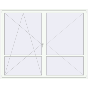 usa de balcon 2600x2100 - REHAU EURO-DESIGN 70 . Vedere din interior Cumpără Uși de balcon 2600x2100 mm BALCONY DOOR REHAU EURO 70 RAL 9016 Traffic white two-sided