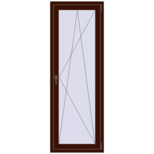 Cumpără Uși de balcon 690x1940 mm BALCONY DOOR REHAU EURO 70 BLACK_CHERRY two-sided