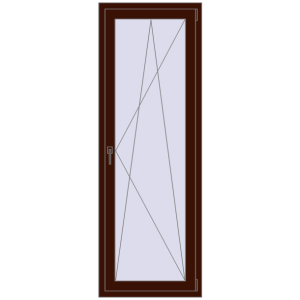 usa de balcon 690x1950 - REHAU EURO-DESIGN 60 . Vedere din interior Cumpără Uși de balcon 690x1950 mm BALCONY DOOR REHAU EURO 60 BLACK_CHERRY two-sided