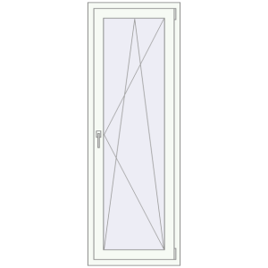 usa de balcon 720x1940 - REHAU EURO-DESIGN 60 . Vedere din interior Cumpără Uși de balcon 720x1940 mm BALCONY DOOR REHAU EURO 60 RAL 9016 Traffic white two-sided