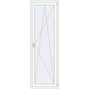 Cumpără Uși de balcon 800x2400 mm BALCONY DOOR REHAU EURO 70 RAL 9016 Traffic white two-sided
