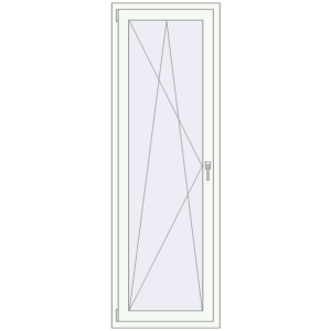 Cumpără Uși de balcon 700x2050 mm BALCONY DOOR REHAU EURO 60 RAL 9016 Traffic white two-sided