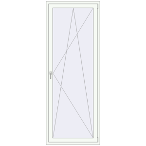 usa de balcon 900x2400 - REHAU SYNEGO MD . Vedere din interior Cumpără Uși de balcon 900x2400 mm BALCONY DOOR REHAU SYNEGO RAL 9016 Traffic white two-sided