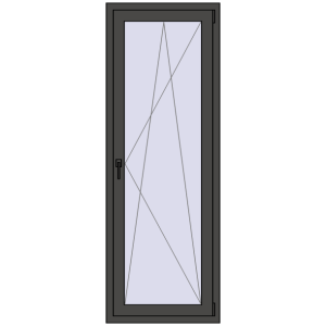 Cumpără Uși de balcon 690x1940 mm BALCONY DOOR REHAU EURO 70 BASALT_GREY two-sided