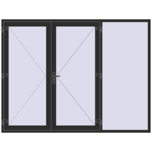 Cumpără Uși de intrare 2697x2047 mm OPTIMUM REHAU BRILLANT