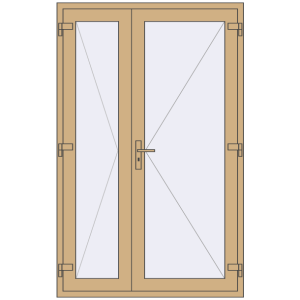 usa de interior 1300x2050 - ALTEST Pony 375 . Vedere din interior Cumpără Uși de interior 1300x2050 mm ALU LIGHT A (T94) RAL 1001 Beige two-sided