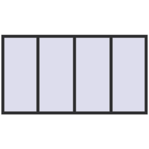 fereastră 2480x1350 - REHAU EURO-DESIGN 70 . Vedere din interior Cumpără Ferestre 2480x1350 mm OPTIMUM REHAU EURO 70 ANTHRACITE_GREY_GLATT two-sided