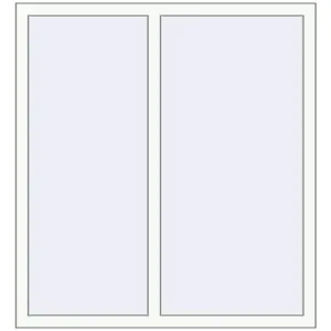Cumpără Ferestre 1220x1320 mm OPTIMUM REHAU EURO 70 RAL 9016 Traffic white two-sided
