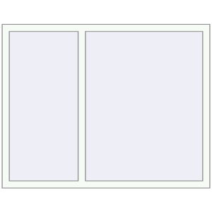 Cumpără Ferestre 1461x1160 mm OPTIMUM REHAU EURO 70 RAL 9016 Traffic white two-sided