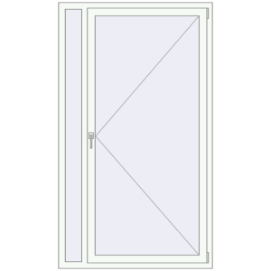 Cumpără Ferestre 1160x2000 mm REHAU ARTEVO RAL 9016 Traffic white two-sided