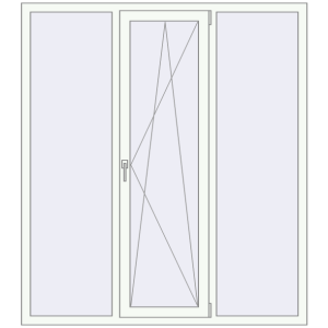 Cumpără Ferestre 1600x1800 mm OPTIMUM REHAU EURO 70 RAL 9016 Traffic white two-sided