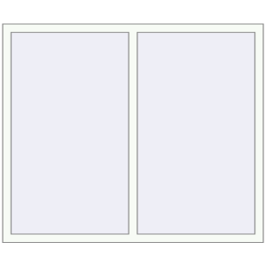 Cumpără Ferestre 1600x1300 mm ALU LIGHT A RAL 9016 Traffic white two-sided