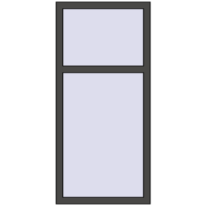 Cumpără Ferestre 700x1500 mm REHAU ARTEVO BASALT_GREY two-sided