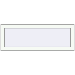 Cumpără Ferestre 1000x400 mm BASE REHAU EURO 60 RAL 9016 Traffic white two-sided