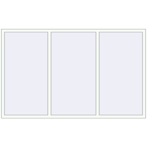 Cumpără Ferestre 2350x1450 mm OPTIMUM REHAU EURO 70 RAL 9016 Traffic white two-sided