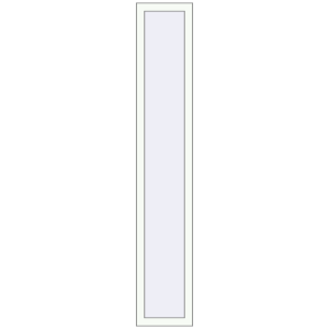 Cumpără Ferestre 400x2000 mm BASE REHAU EURO 60 RAL 9016 Traffic white two-sided