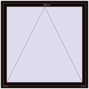 Cumpără Ferestre 1500x1500 mm OPTIMUM REHAU EURO 70 BLACK_BROWN two-sided