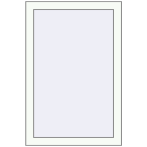 Cumpără Ferestre 600x900 mm BASE REHAU EURO 60 RAL 9016 Traffic white two-sided