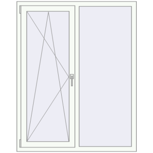 fereastră 1200x1500 - REHAU SYNEGO MD . Vedere din interior Cumpără Ferestre 1200x1500 mm ENERGY-SAVING REHAU SYNEGO MD RAL 9016 Traffic white two-sided