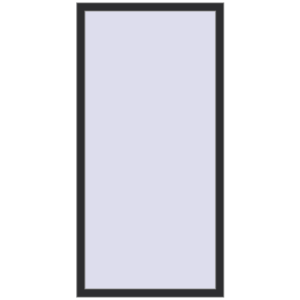 Cumpără Ferestre 900x1750 mm REHAU ARTEVO ANTHRACITE_GREY_GLATT two-sided