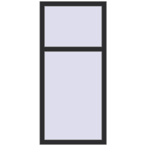 Cumpără Ferestre 700x1500 mm REHAU ARTEVO ANTHRACITE_GREY_GLATT two-sided