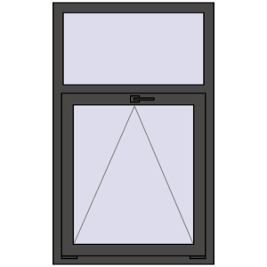 Cumpără Ferestre 800x1300 mm BASE REHAU EURO 60 BASALT_GREY two-sided