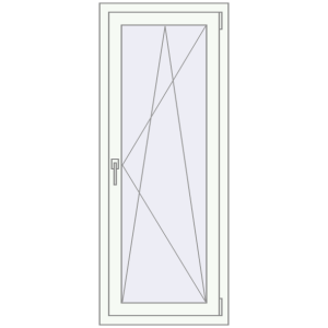Cumpără Ferestre 600x1470 mm OPTIMUM REHAU EURO 70 RAL 9016 Traffic white two-sided