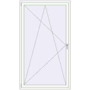 Cumpără Ferestre 1200x2100 mm BASE REHAU EURO 60 ANTHRACITE_GREY_GLATT external