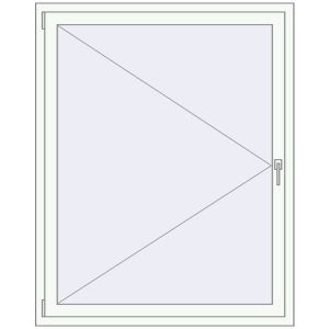 Cumpără Ferestre 1200x1500 mm BASE REHAU EURO 60 RAL 9016 Traffic white two-sided