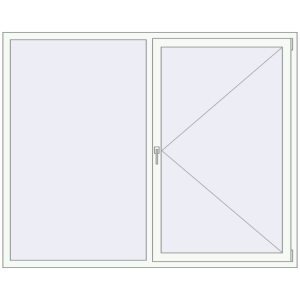Cumpără Ferestre 2000x1600 mm OPTIMUM REHAU EURO 70 BLACK_COOL_110L-2 external