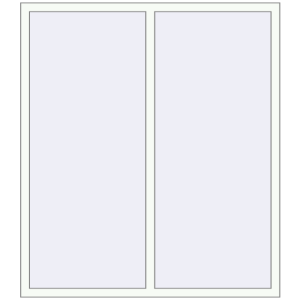Cumpără Ferestre 1470x1700 mm OPTIMUM REHAU EURO 70 RAL 9016 Traffic white two-sided