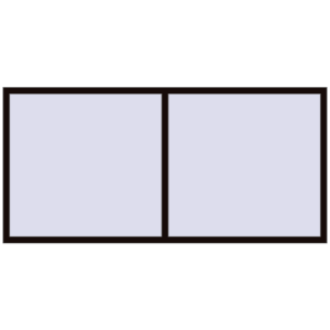 Cumpără Ferestre 2500x1200 mm ENERGY-SAVING REHAU SYNEGO MD BLACK_BROWN two-sided