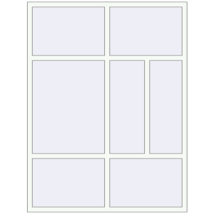 Cumpără Ferestre 1600x2100 mm ALU LIGHT A RAL 9016 Traffic white two-sided