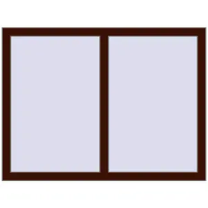 Cumpără Ferestre 1200x900 mm OPTIMUM REHAU EURO 70 BLACK_CHERRY two-sided