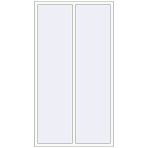 Cumpără Ferestre 1200x2200 mm ENERGY-SAVING REHAU SYNEGO MD RAL 9016 Traffic white two-sided