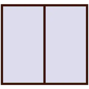 fereastră 2000x1850 - REHAU Brillant-Design . Vedere din interior Cumpără Ferestre 2000x1850 mm REHAU BRILLANT DESIGN BLACK_CHERRY two-sided