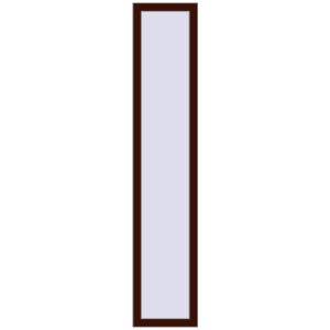Cumpără Ferestre 400x2000 mm BASE REHAU EURO 60 BLACK_CHERRY two-sided