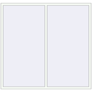 fereastră 2000x1900 - REHAU EURO-DESIGN 60 . Vedere din interior Cumpără Ferestre 2000x1900 mm BASE REHAU EURO 60 RAL 9016 Traffic white two-sided