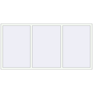 Cumpără Ferestre 2400x1200 mm REHAU ARTEVO RAL 9016 Traffic white two-sided