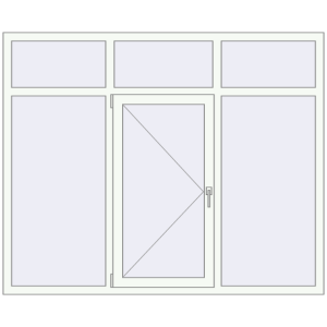 Cumpără Ferestre 1900x1550 mm OPTIMUM REHAU EURO 70 RAL 9016 Traffic white two-sided