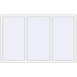 Cumpără Ferestre 1900x1200 mm ENERGY-SAVING REHAU SYNEGO MD RAL 9016 Traffic white two-sided