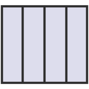 Cumpără Ferestre 2000x1800 mm ENERGY-SAVING REHAU SYNEGO MD BLACK_STRUCTURAL two-sided