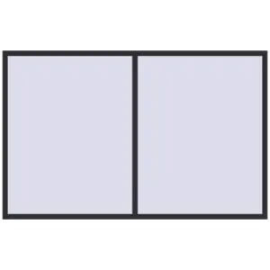 Cumpără Ferestre 2518x1600 mm BASE REHAU EURO 60 ANTHRACITE_GREY_GLATT two-sided
