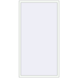 Cumpără Ferestre 1116x2120 mm REHAU BRILLANT DESIGN RAL 9016 Traffic white two-sided