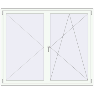 fereastră 1800x1500 - REHAU SYNEGO MD . Vedere din interior Cumpără Ferestre 1800x1500 mm ENERGY-SAVING REHAU SYNEGO MD RAL 9016 Traffic white two-sided
