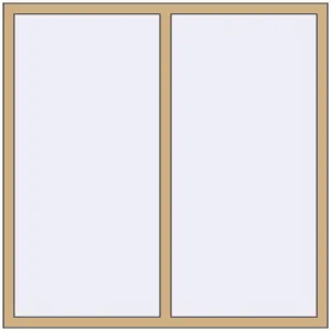 Cumpără Ferestre 1500x1500 mm ALU STANDARD 72 RAL 1001 Beige two-sided