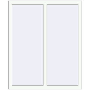 fereastră 960x1200 - REHAU EURO-DESIGN 70 . Vedere din interior Cumpără Ferestre 960x1200 mm OPTIMUM REHAU EURO 70 RAL 9016 Traffic white two-sided
