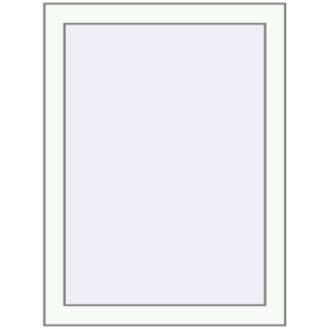 Cumpără Ferestre 600x770 mm BASE REHAU EURO 60 RAL 9016 Traffic white two-sided