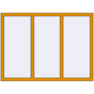 Cumpără Ferestre 1550x1140 mm ALU LIGHT A RAL 1006 Maize yellow two-sided